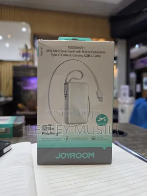 Joyroom JR-PR2L 10000mAh 35W P Bank /Built-in Retractable USB-C Cable