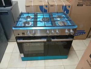 90*60 Haier 5 Burner Standing Cooker,electric Oven,wok Burner, Sensors