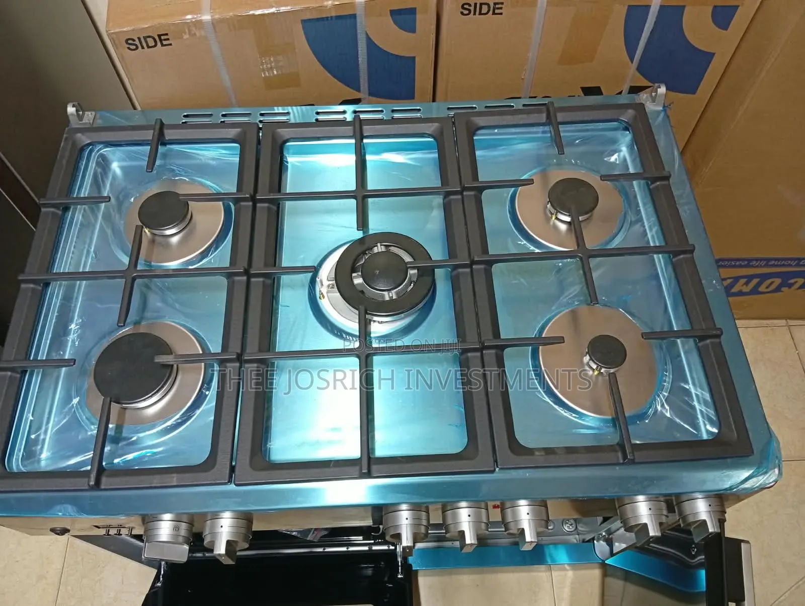 90*60 Haier 5 Burner Standing Cooker,electric Oven,wok Burner, Sensors