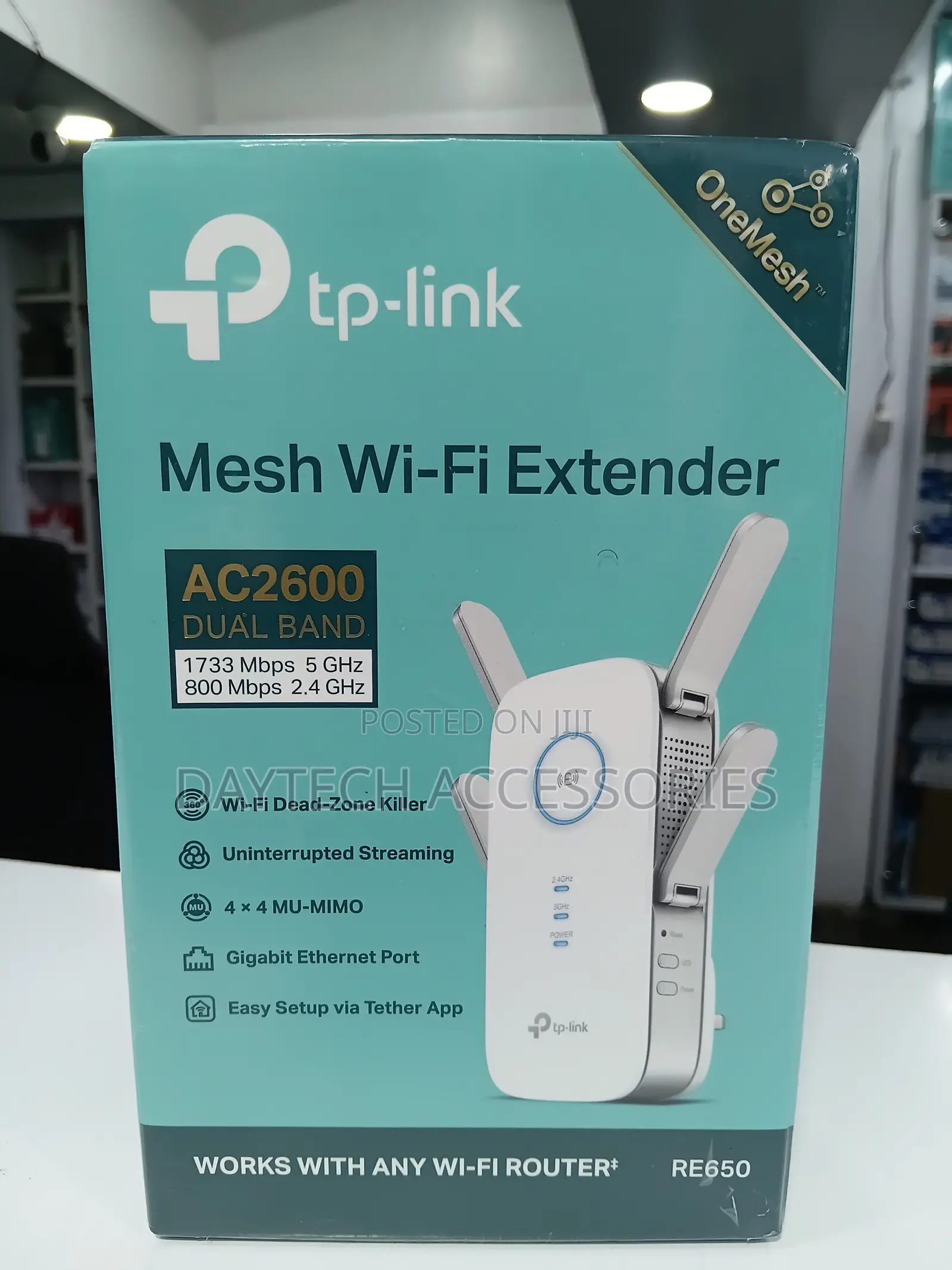 TP-Link RE650 AC2600 Dual Band Mesh Wi-Fi Extender