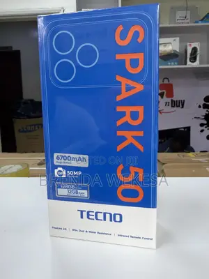 New Tecno Spark 50 128 GB Black