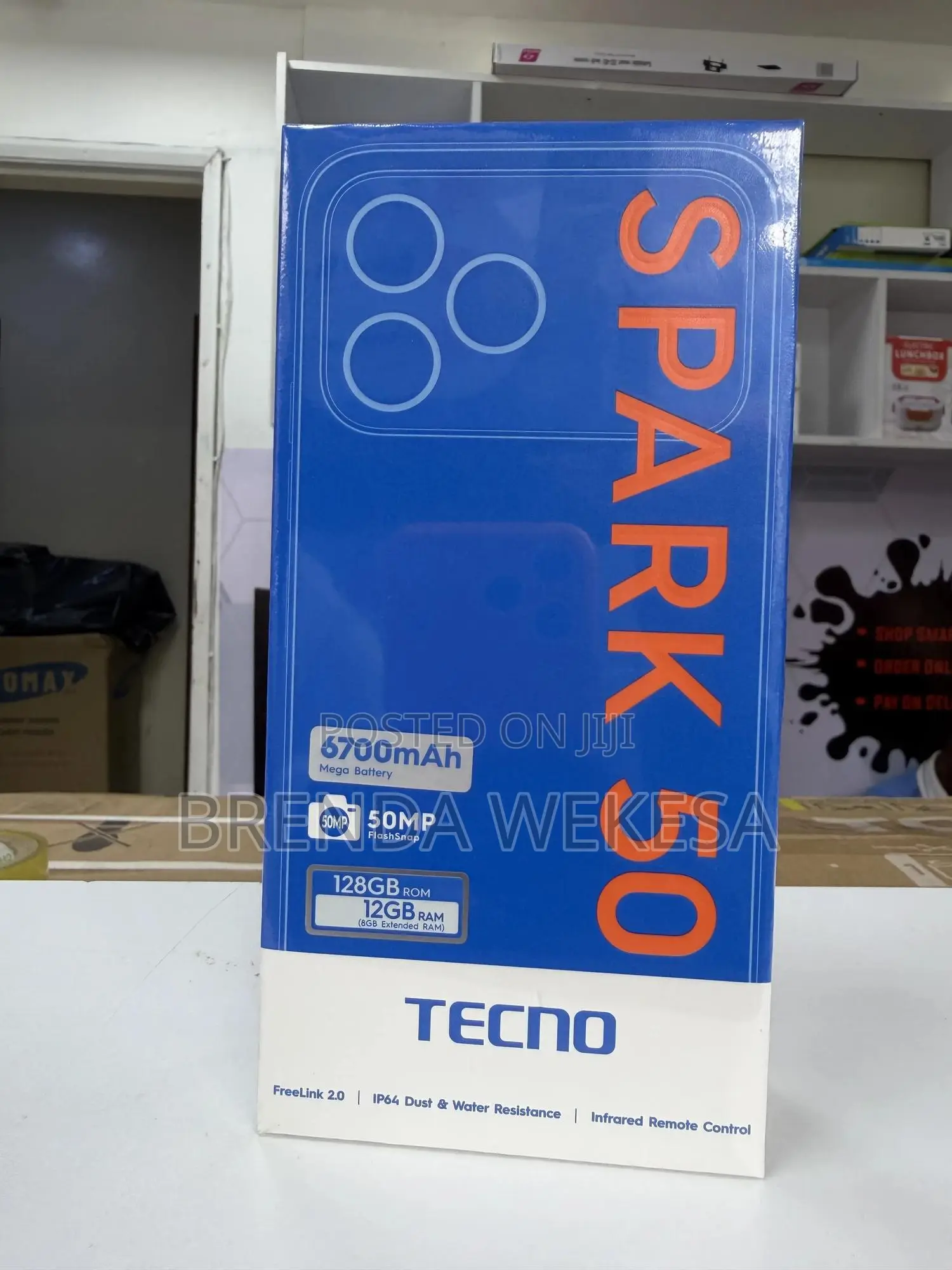 New Tecno Spark 50 128 GB Black