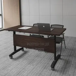1.4M Foldable Training Table : Office Conference Seminar Table