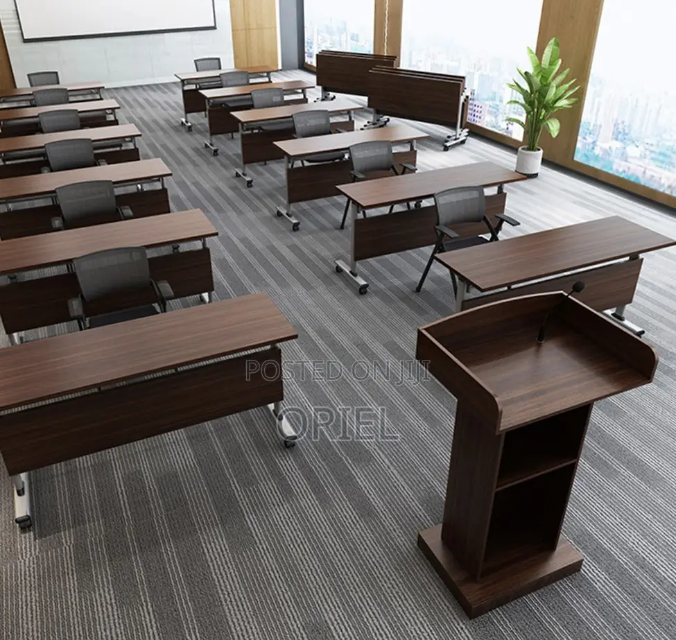 1.4M Foldable Training Table : Office Conference Seminar Table