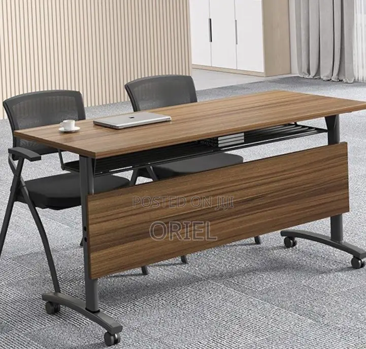 1.4M Foldable Training Table : Office Conference Seminar Table