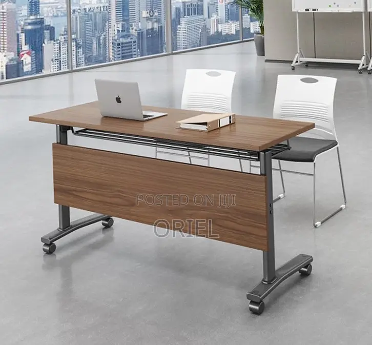 1.4M Foldable Training Table : Office Conference Seminar Table