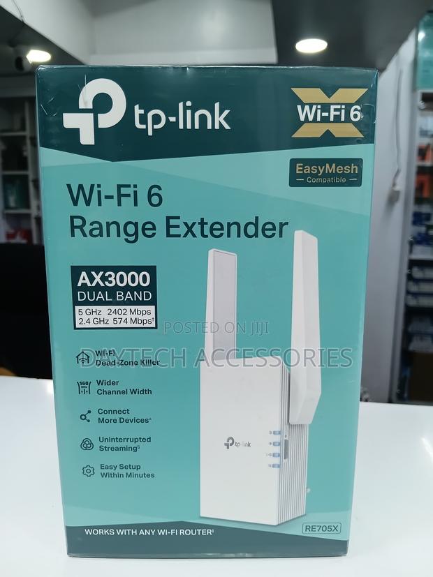 The TP-Link RE705X AX3000 Wi-Fi 6 Range Extender