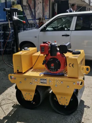 Hand-Guided Road Roller - Double Drum