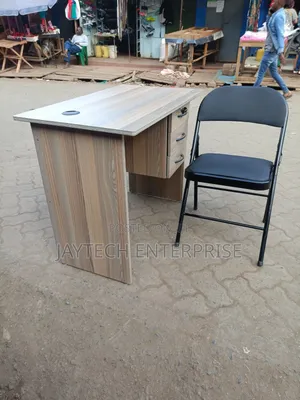 0.9 MTR Office Desk and Foldable Chair