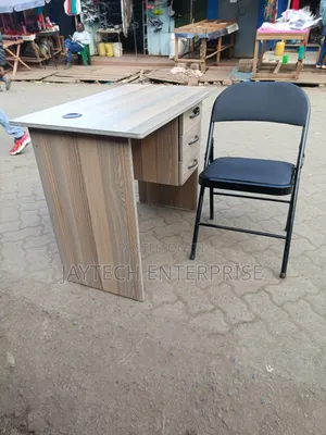 0.9 MTR Office Desk and Foldable Chair
