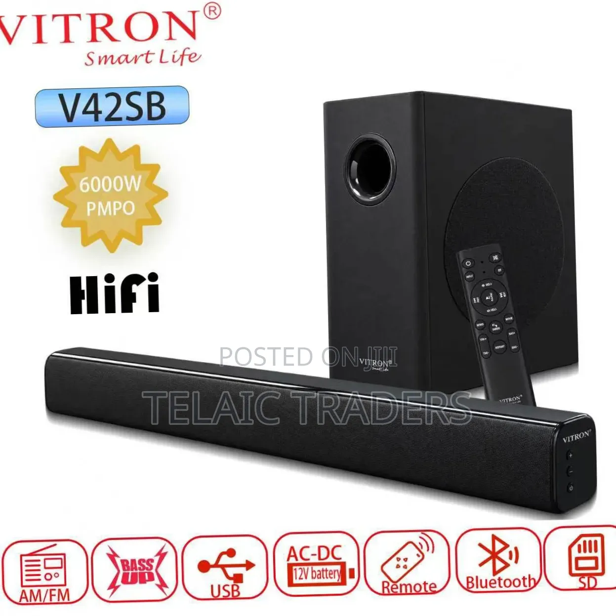 Vitron V42Sb Hifi Speaker System