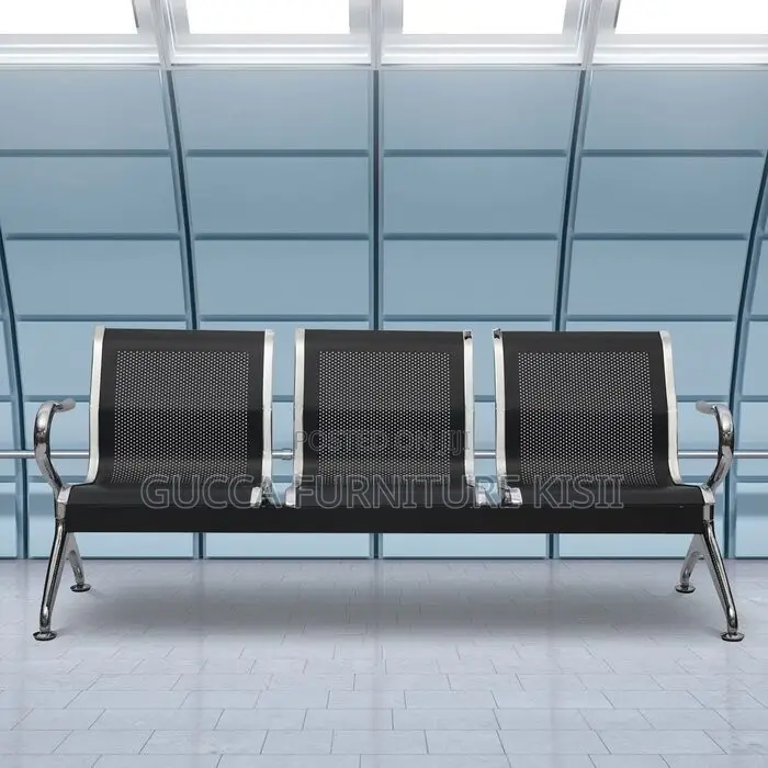 Waiting Bench; Heavy Duty Unpadded Visitor Bench