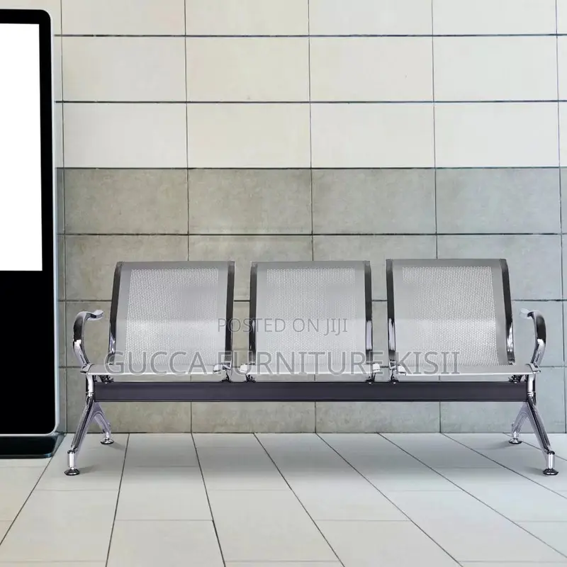 Waiting Bench; Heavy Duty Unpadded Visitor Bench