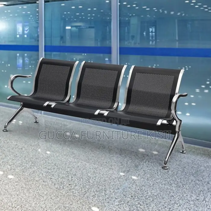 Waiting Bench; Heavy Duty Unpadded Visitor Bench