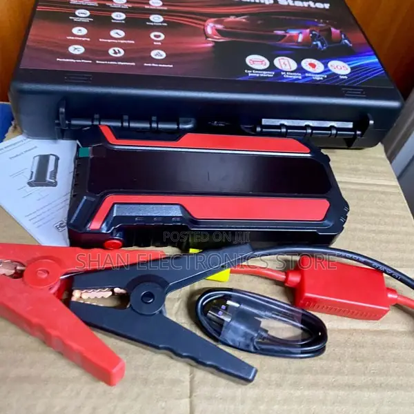 Portable Auto Battery Booster Jump Starter With USB Power Bank