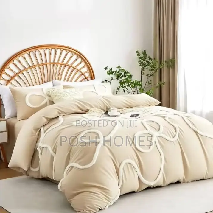 BEAUTIFUL Bowknot Tufted Duvet Cover Set