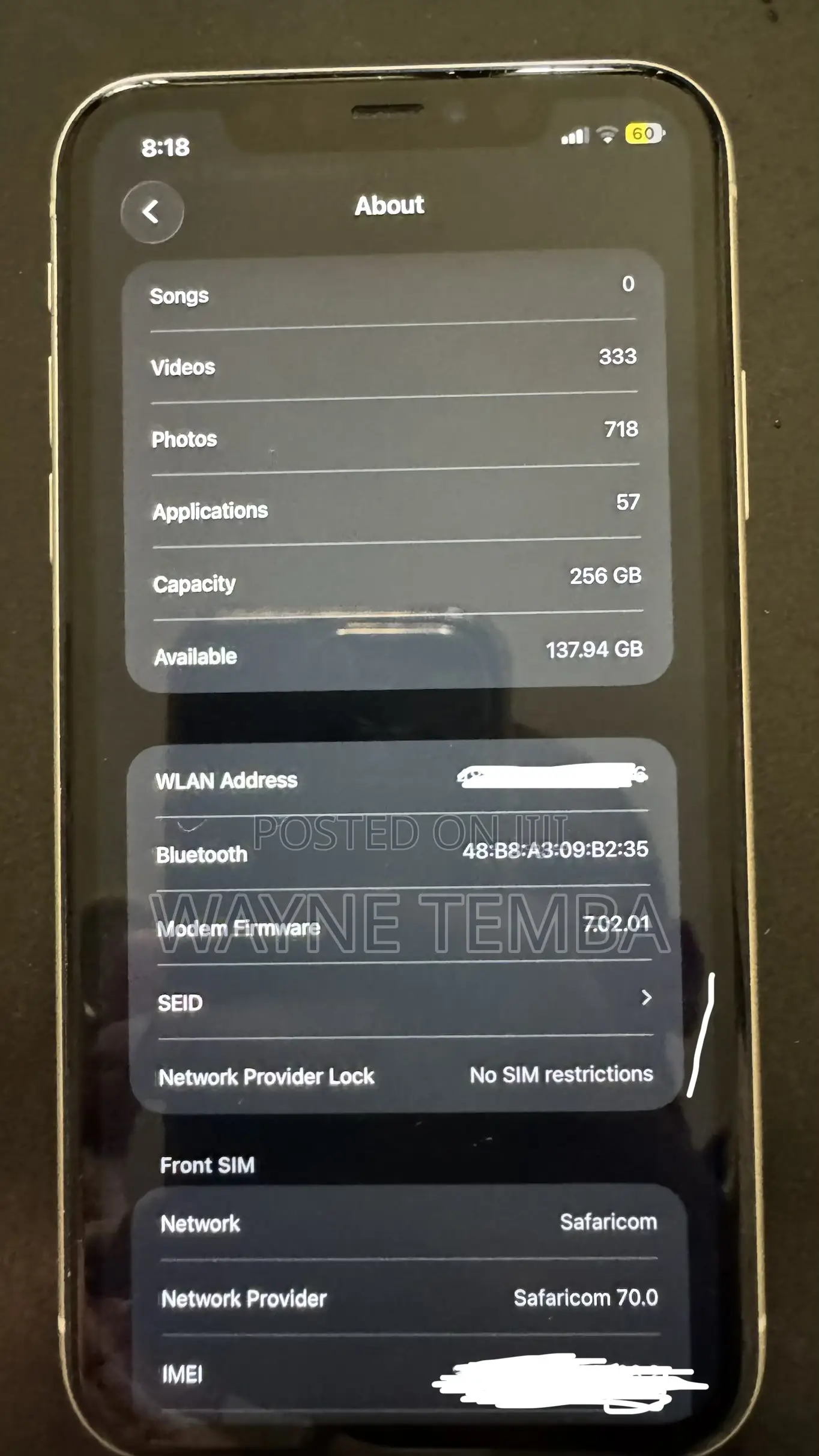 Apple iPhone 11 256 GB White