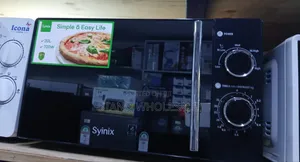 Black Syinix Manual Microwave