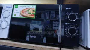 Black Syinix Manual Microwave