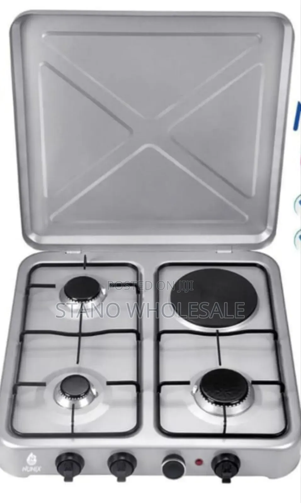 Silver 3+1 Nunix Table Top Cooker