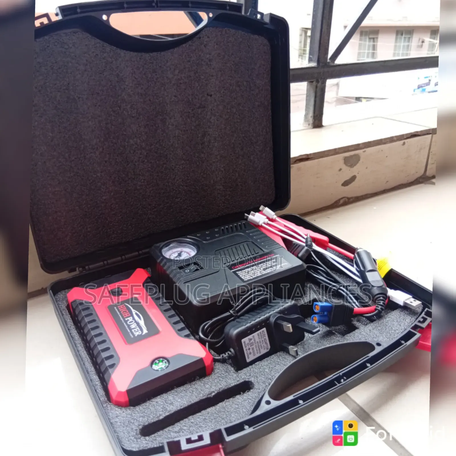 Car Battery Jump Starter – Portable Emergency Power Kit