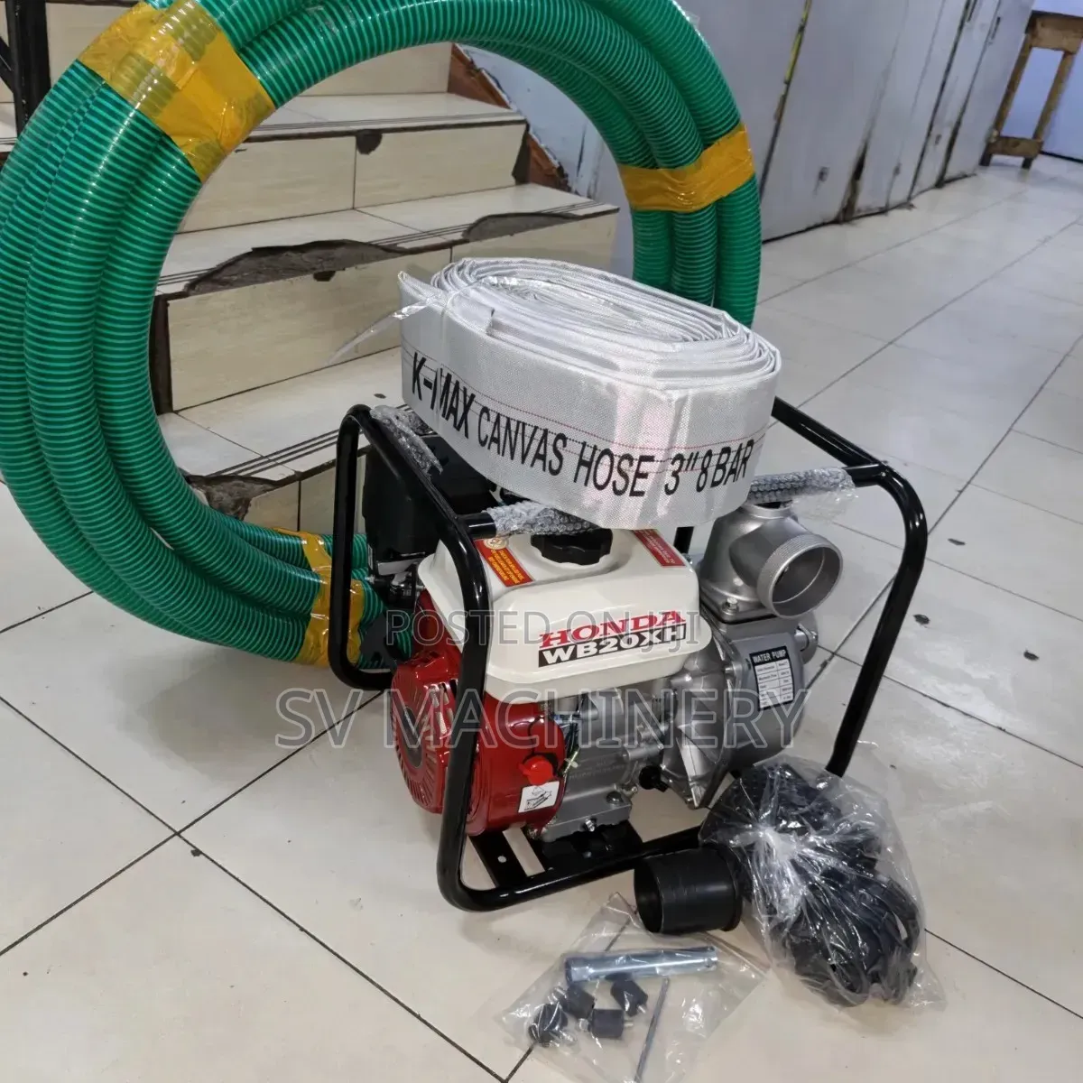 Heavy Duty Combo 8.5hp 3" Honda Petrol Water Pump
