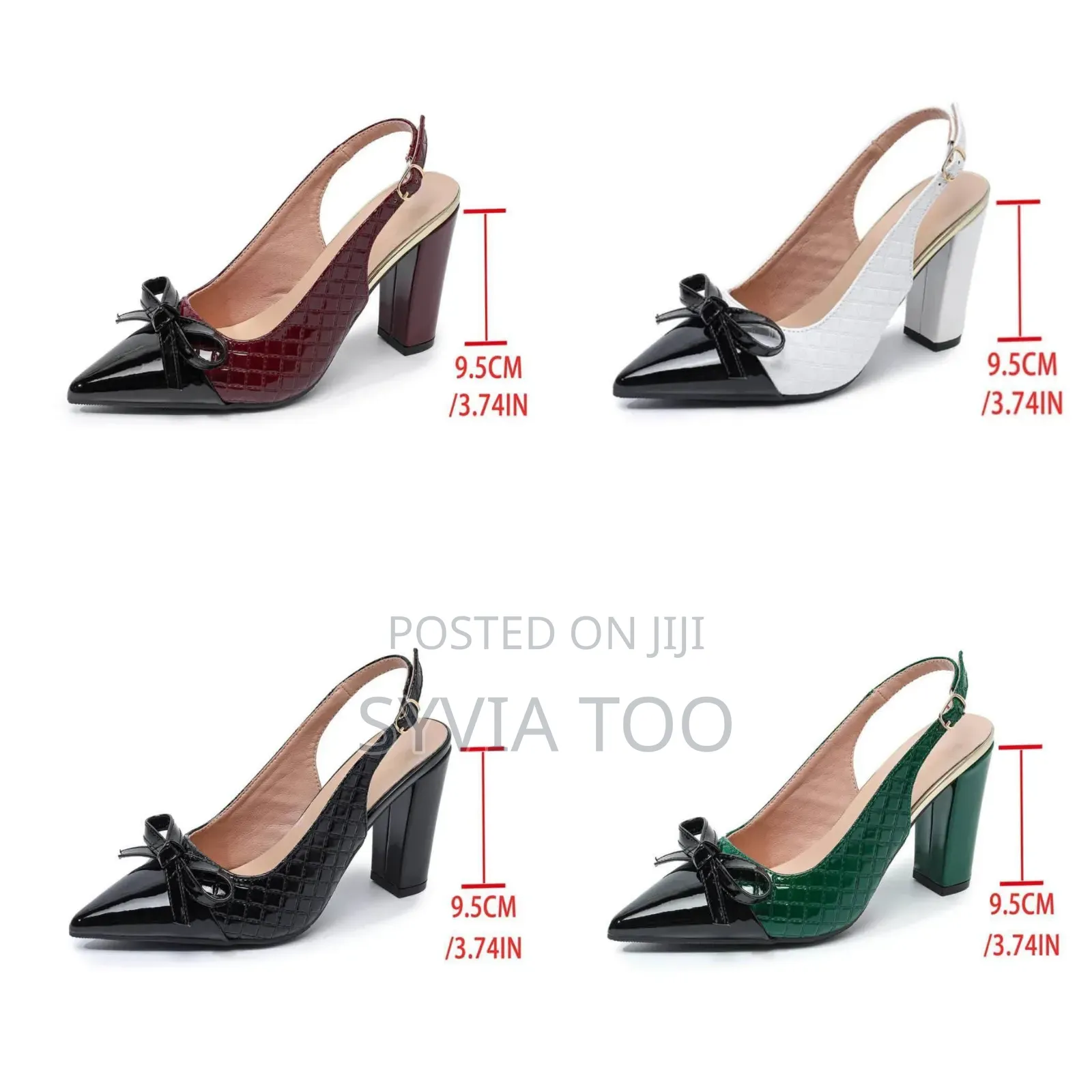 Ladies Blocky Heels