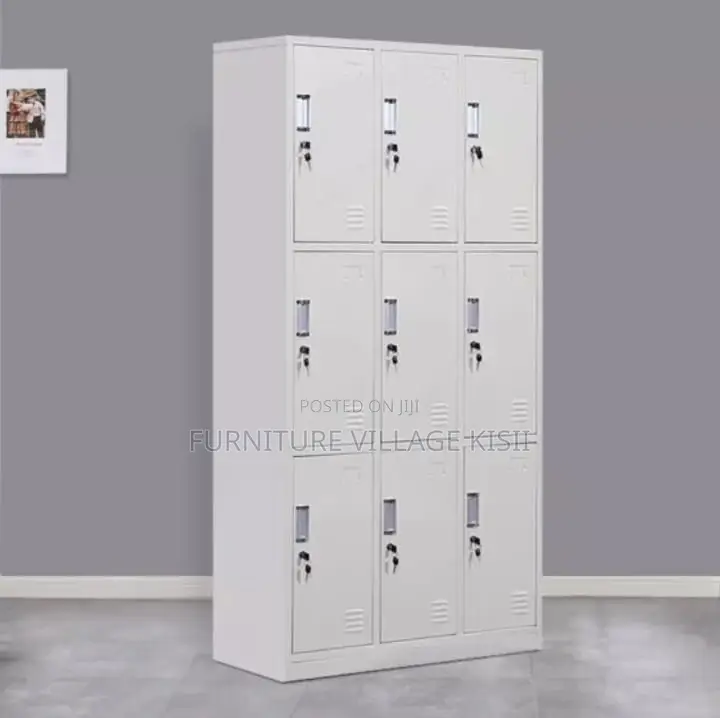 Locker;9-Compartment Steel Storage Cabinet