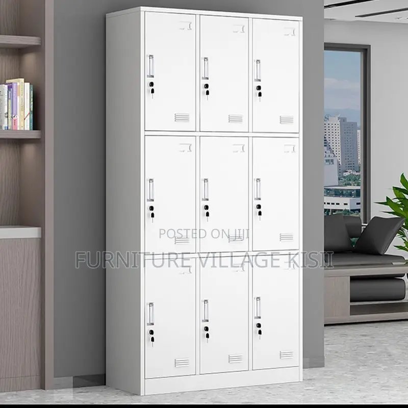 Locker;9-Compartment Steel Storage Cabinet