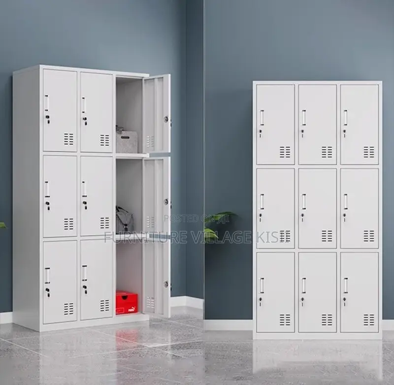 Locker;9-Compartment Steel Storage Cabinet
