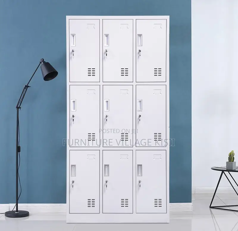 Locker;9-Compartment Steel Storage Cabinet