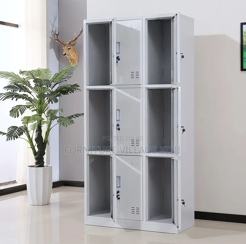 Locker;9-Compartment Steel Storage Cabinet