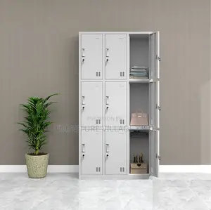 Locker;9-Compartment Steel Storage Cabinet