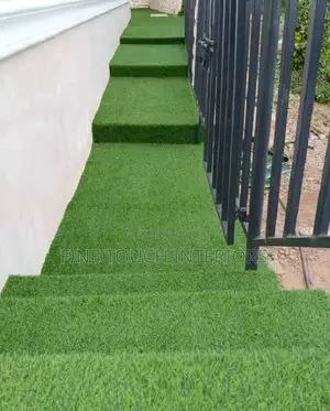 Staircase Green Grass Carpet
