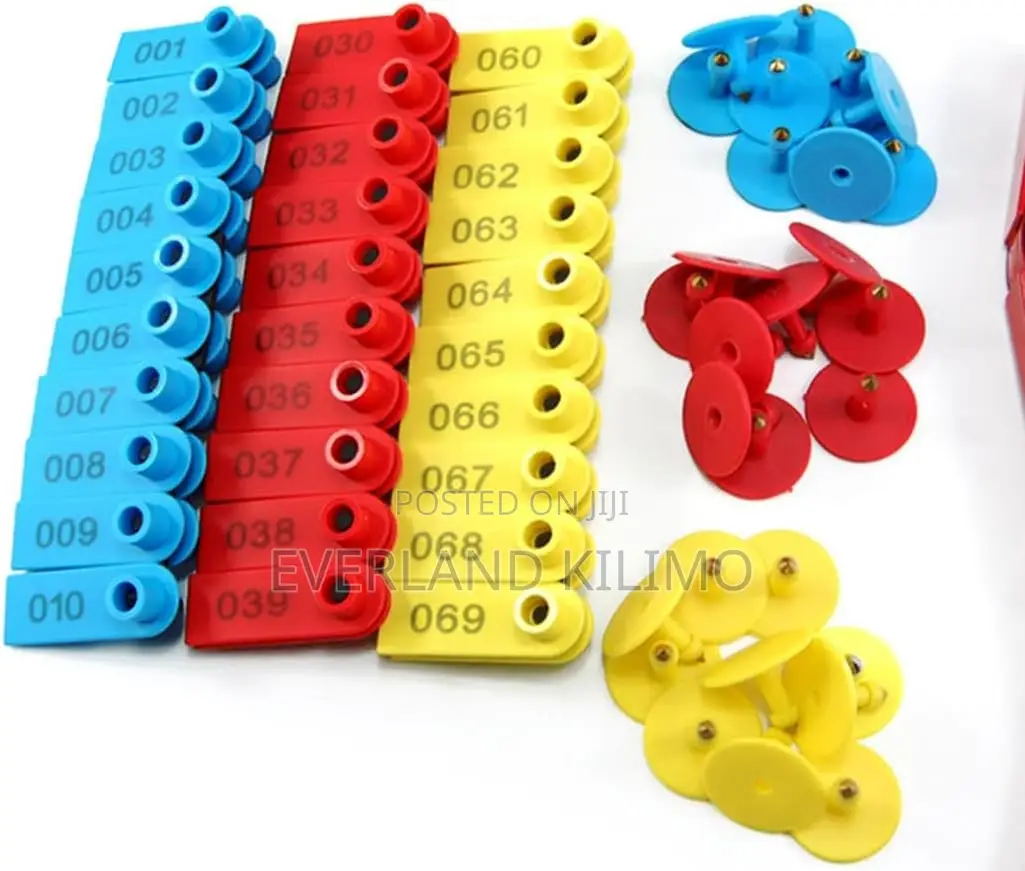 Goats Management Data Slim Ear Tags - Numbered