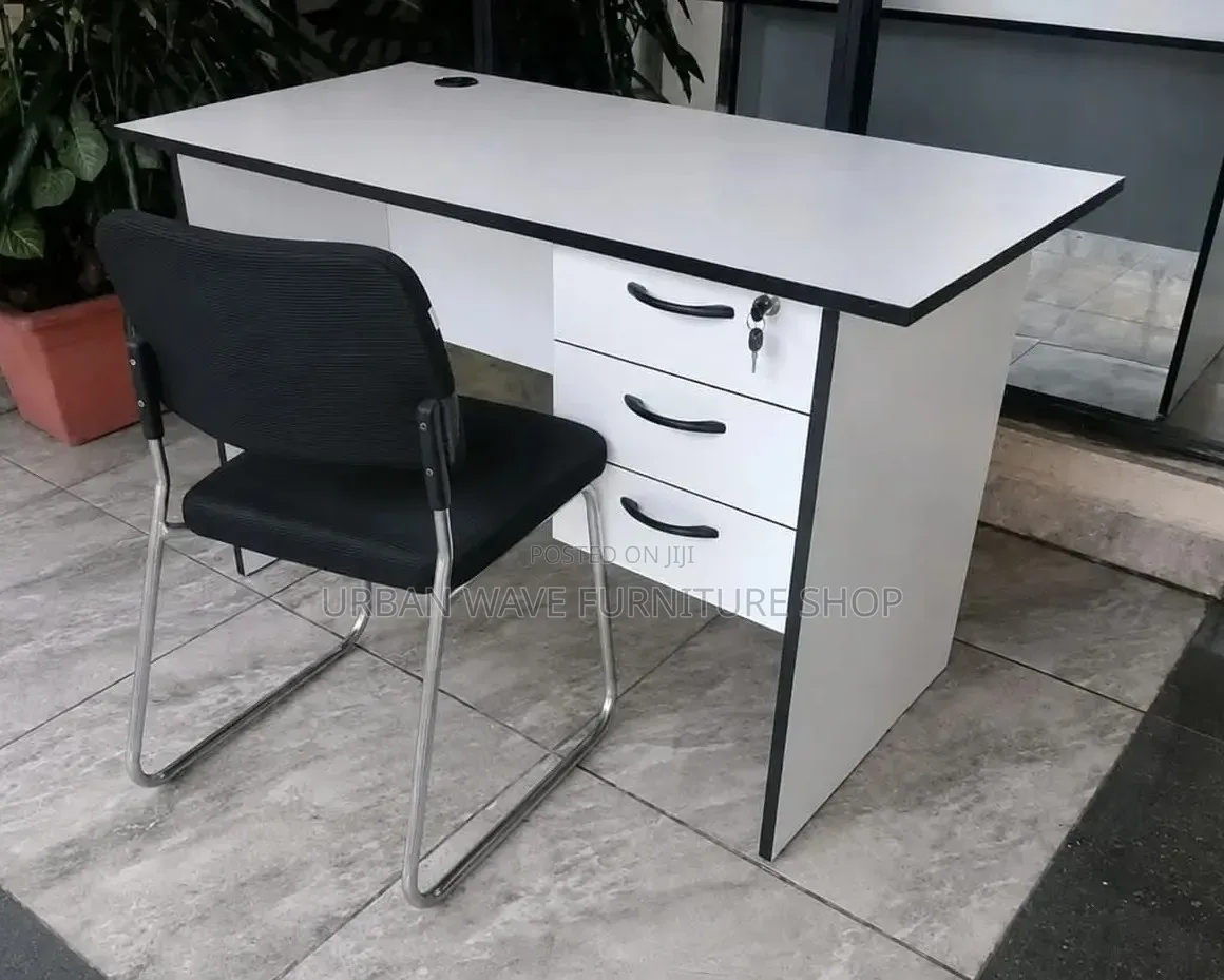 White Study Desk