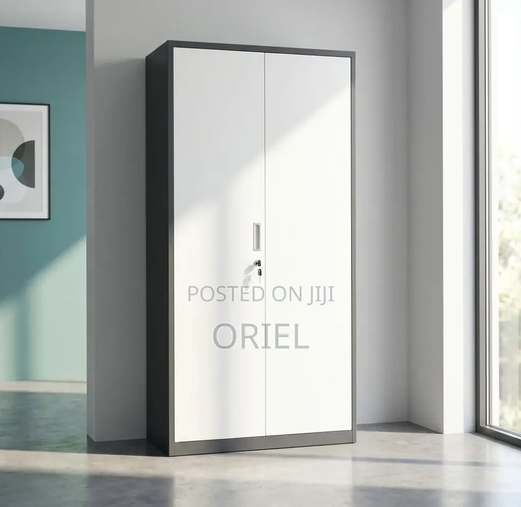 2-Door Office Filing Cabinet : Lockable Steel Filing Cabinet