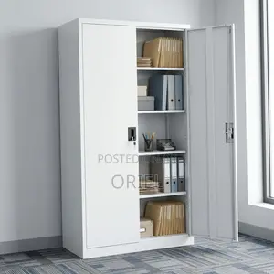 2-Door Office Filing Cabinet : Lockable Steel Filing Cabinet