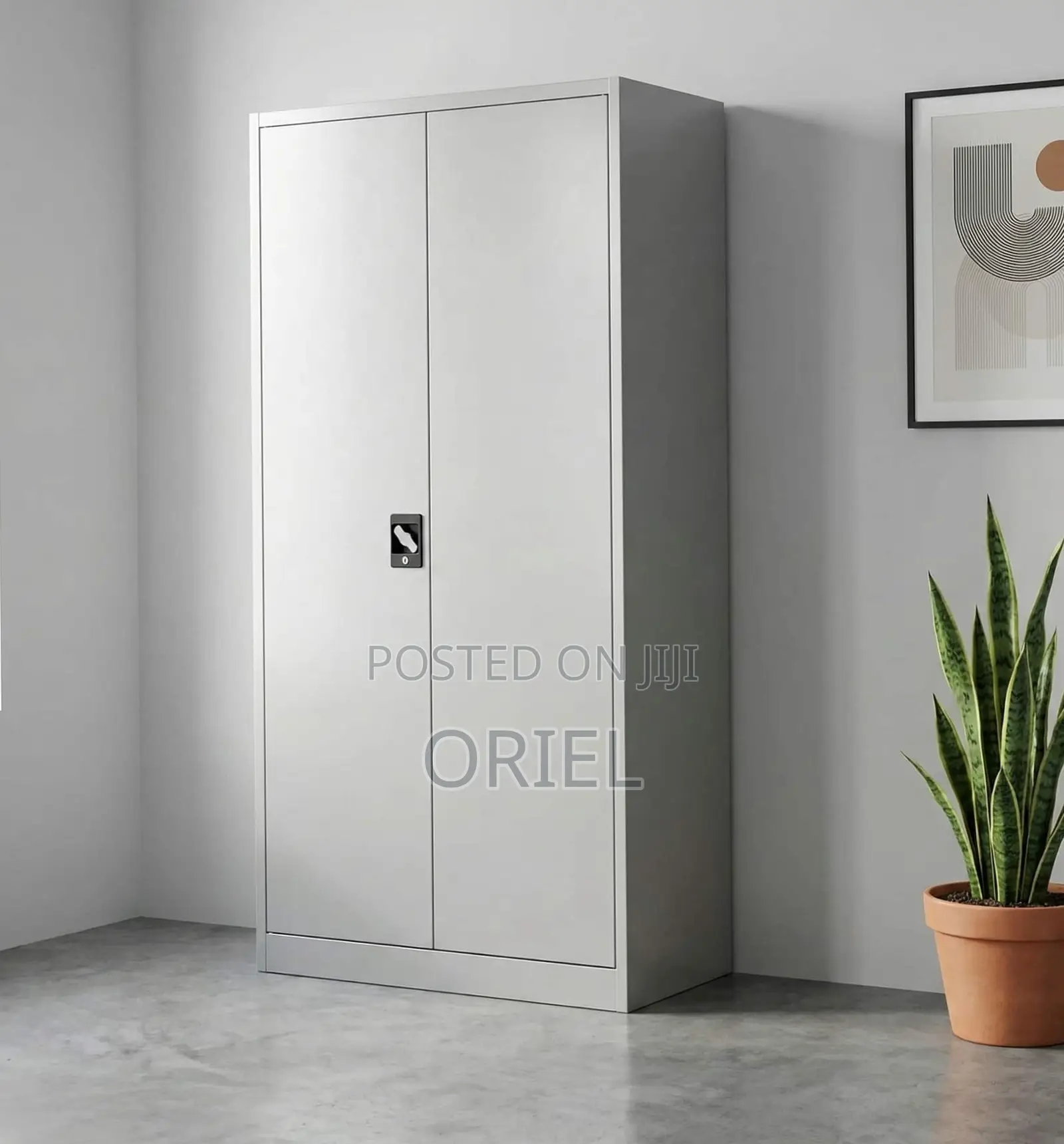2-Door Office Filing Cabinet : Lockable Steel Filing Cabinet