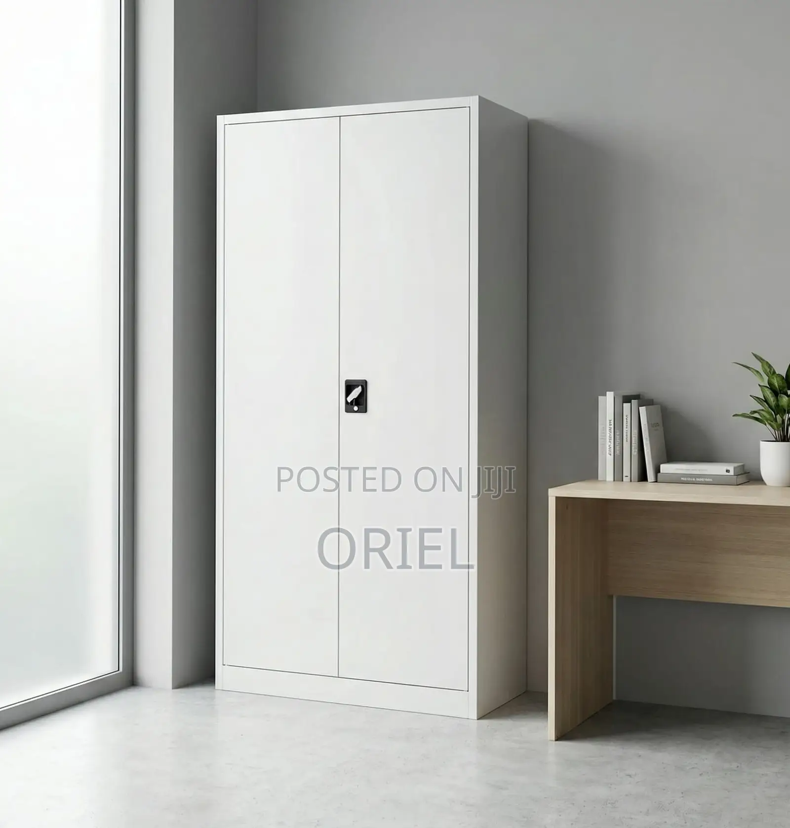 2-Door Office Filing Cabinet : Lockable Steel Filing Cabinet