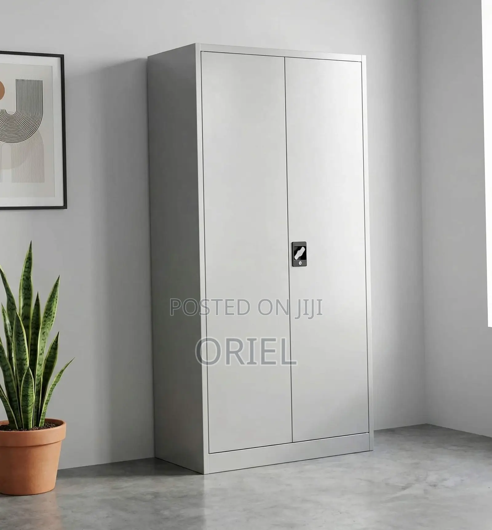 2-Door Office Filing Cabinet : Lockable Steel Filing Cabinet