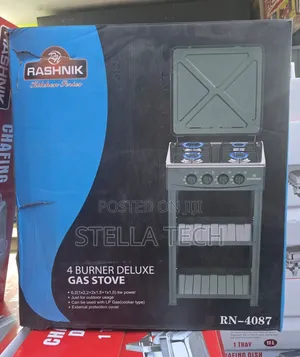 Rashnik 4 Burner Deluxe Gas Stove
