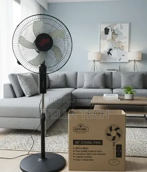 Rashnik Standing Fan With Remote