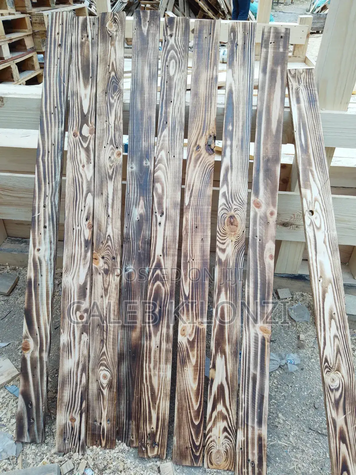 Rustic Pallet Stripes