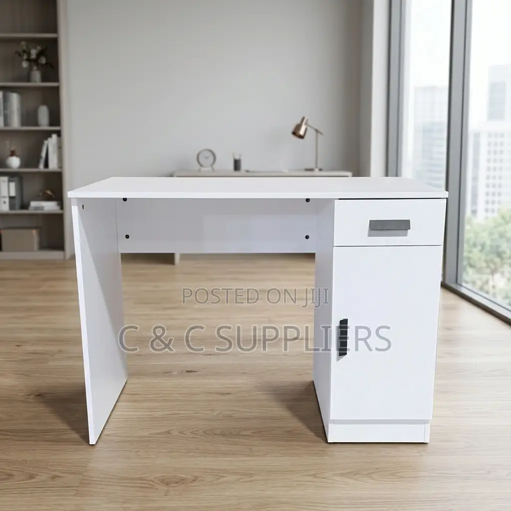 Modern Home Study Desk With Storage