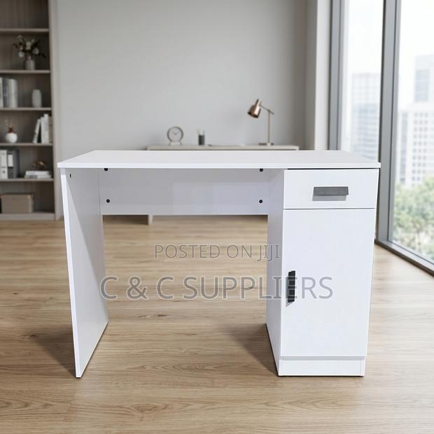 Modern Home Study Desk With Storage - thumbnail 8