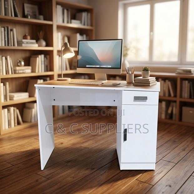 Modern Home Study Desk With Storage - thumbnail 9