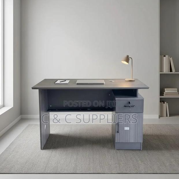 Modern Home Study Desk With Storage - thumbnail 5