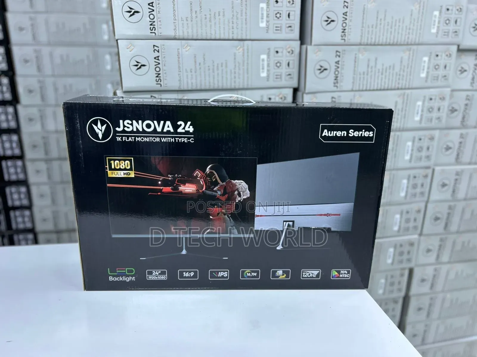 Jsnova 24
24 Inches
FHD IPS USB-C Edition
1920×1080 
120Hz 
 Hdmi + Dp