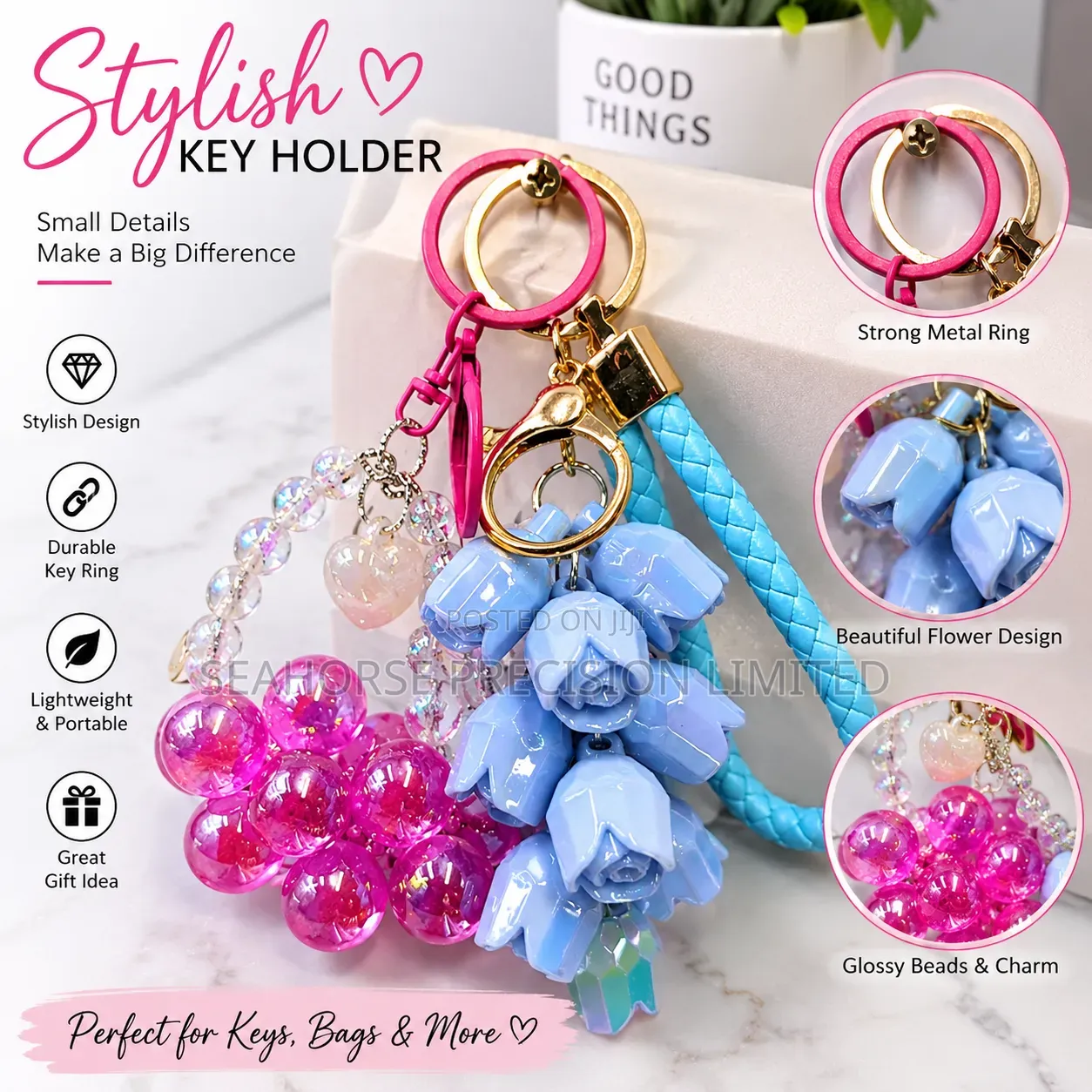 Cute Flower Key Holder / Keychain